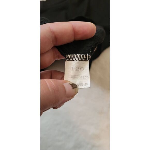 NWOT Black long-sleeved tee with tan skirt matching outfit - Picture 5 of 5